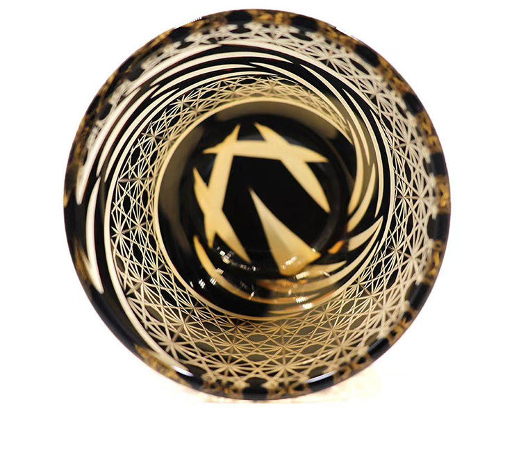 Kiriko-Style Cut Crystal Whisky Glass, view 7