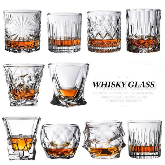 Cut Glass Whisky Tumbler — Lead-Free — Lithologie