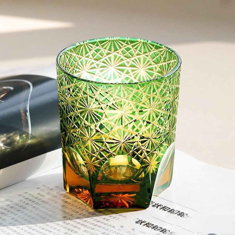 Hand-Cut Lead-Free Crystal Whisky Glass, view 17