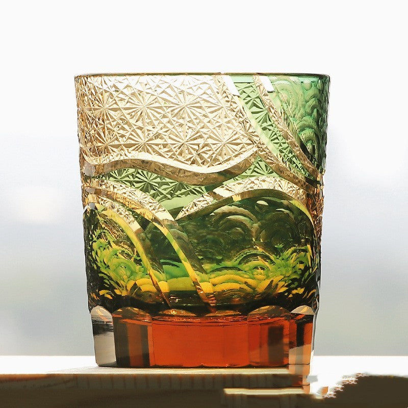 Hand-Cut Lead-Free Crystal Whisky Glass, view 6