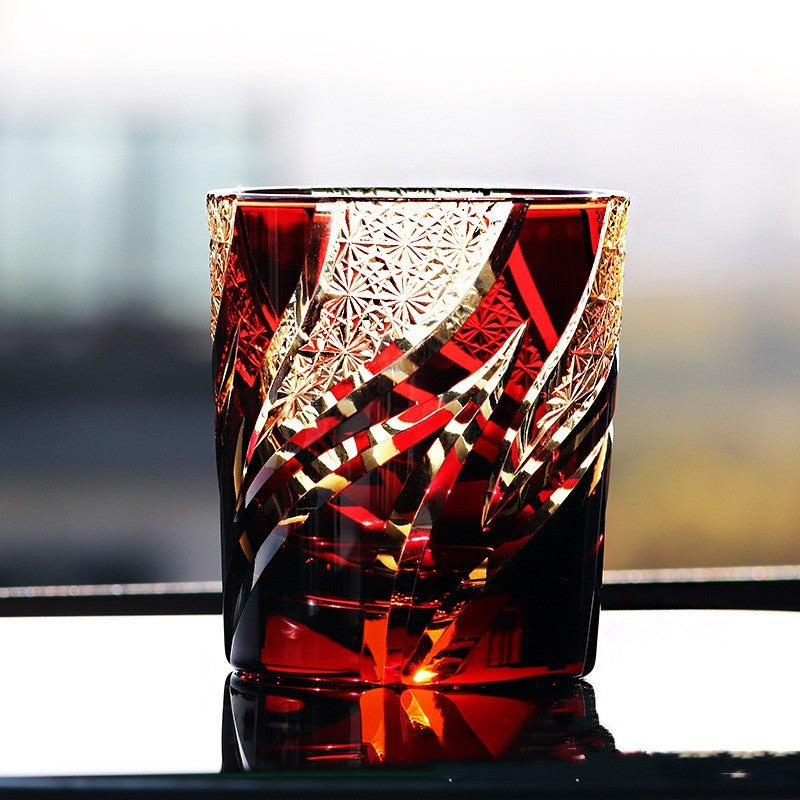 Hand-Cut Lead-Free Crystal Whisky Glass, view 20
