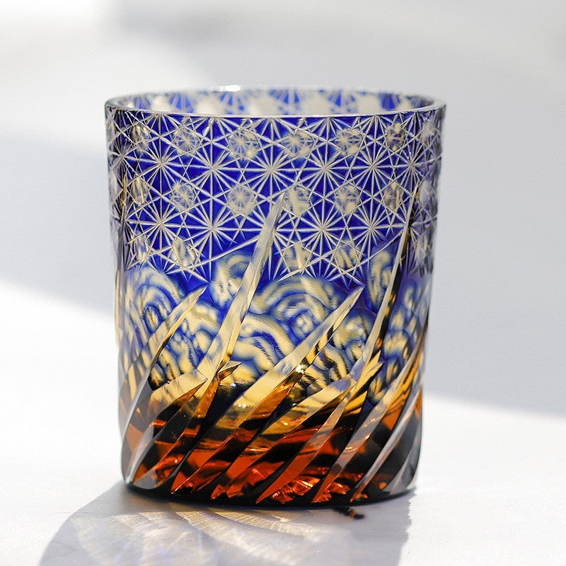 Hand-Cut Lead-Free Crystal Whisky Glass, view 25