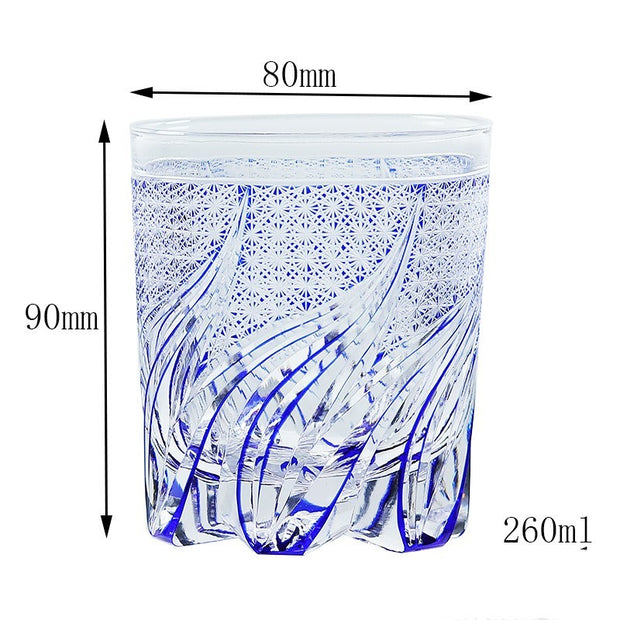Carved Lead-free Crystal Glass Whisky