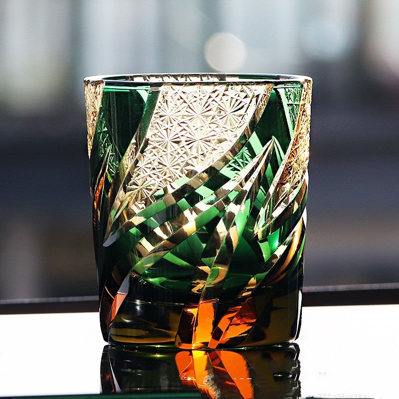 Hand-Cut Lead-Free Crystal Whisky Glass, view 18
