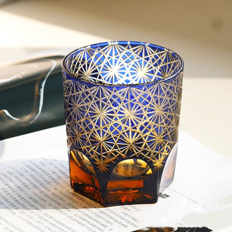 Hand-Cut Lead-Free Crystal Whisky Glass, view 15