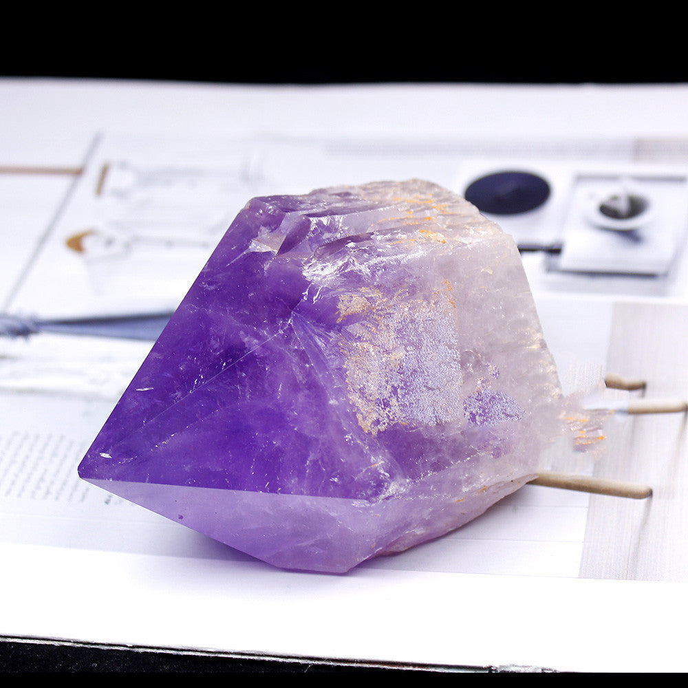 Polished Purple Crystal Points — 1 kg Lot, view 4