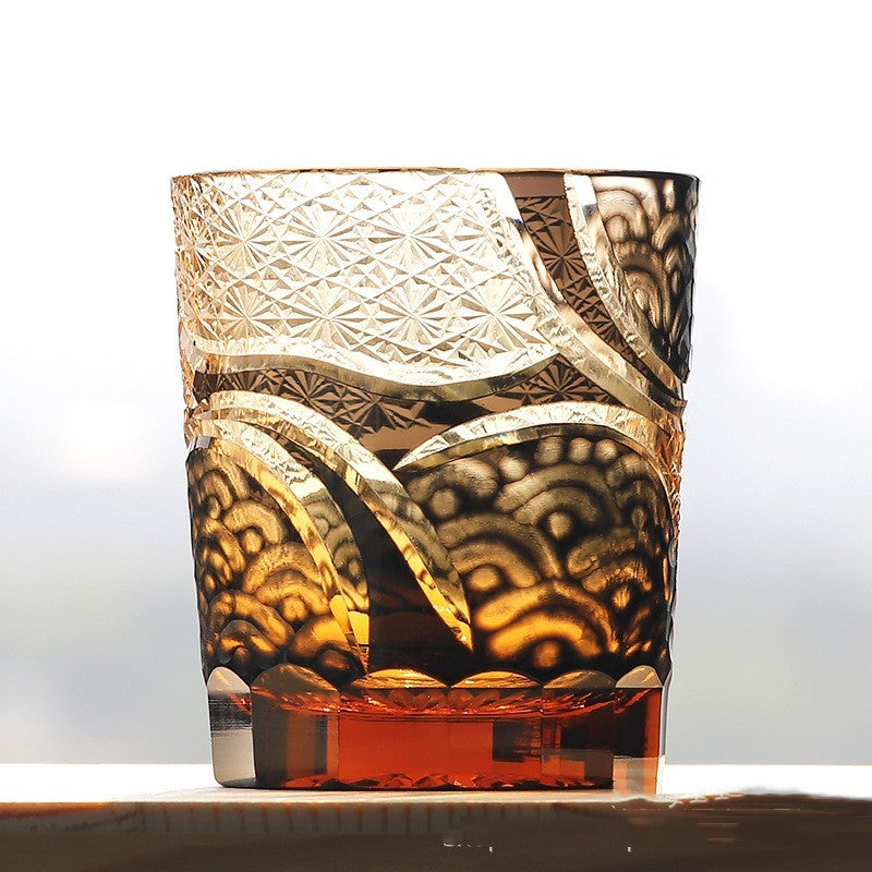 Hand-Cut Lead-Free Crystal Whisky Glass, view 22