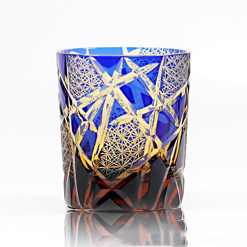 Hand-Cut Lead-Free Crystal Whisky Glass, view 3