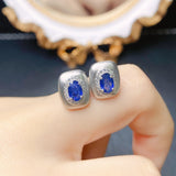 Natural Sapphire Earrings