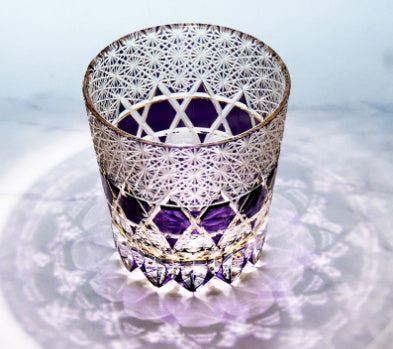 Carved Lead-free Crystal Glass Whisky