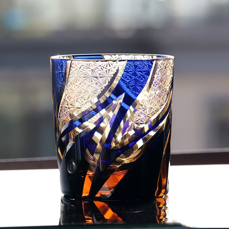 Hand-Cut Lead-Free Crystal Whisky Glass — Lithologie