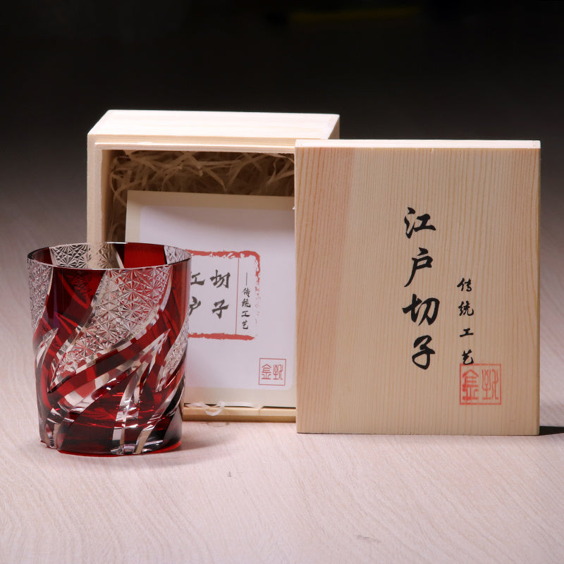 Hand-Cut Crystal Whisky Glass — Gift Box Included — Lithologie