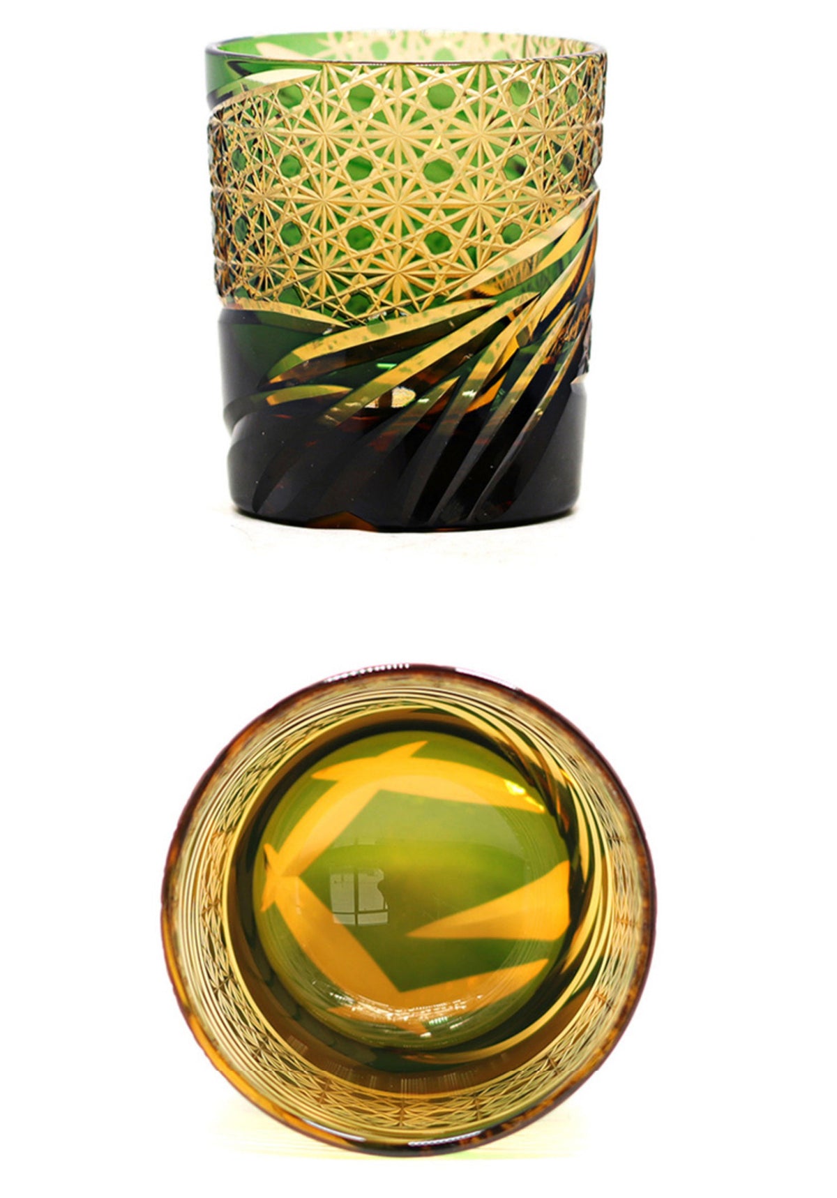 Kiriko-Style Cut Crystal Whisky Glass, view 6