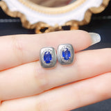 Natural Sapphire Earrings