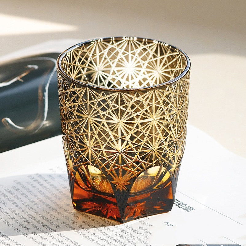 Hand-Cut Lead-Free Crystal Whisky Glass, view 11