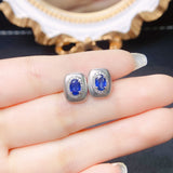 Natural Sapphire Earrings