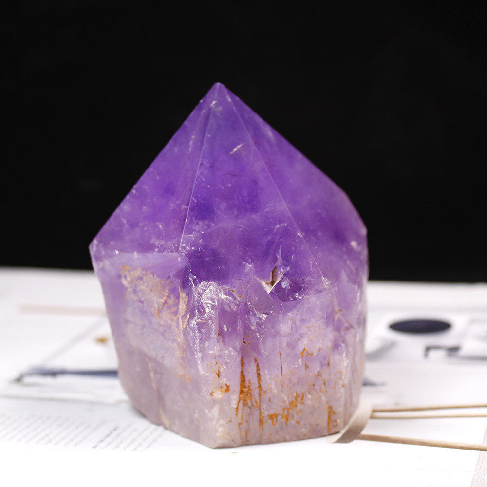 Polished Purple Crystal Points — 1 kg Lot — Lithologie