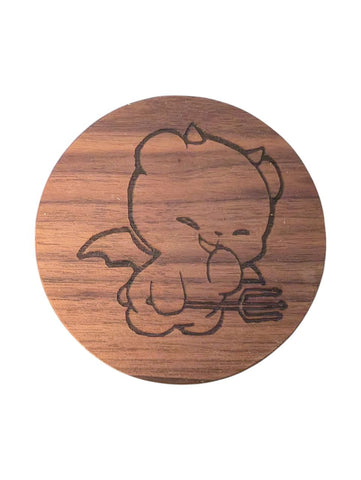 Engraving on wood/coaster