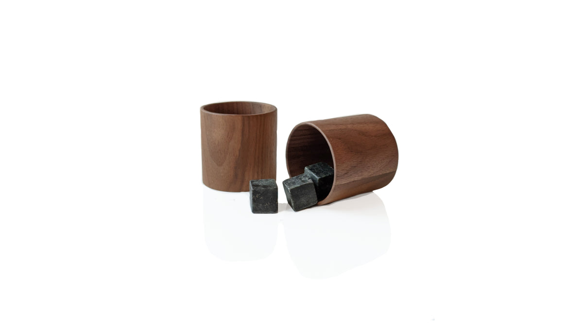 Walnut Tasting Glasses — Set of 2, view 6