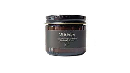 whisky candle 2 oz