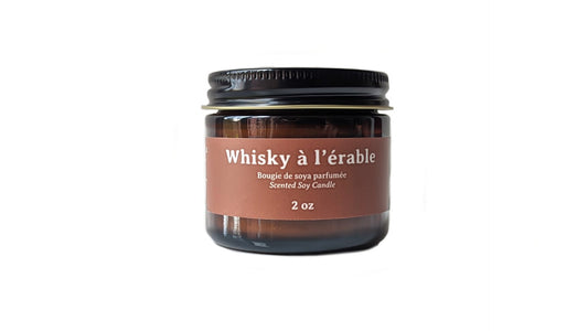 whisky maple candle 2 oz